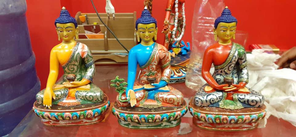 TÔN TƯỢNG ĐỨC PHẬT DƯỢC SƯ NEPAL 23CM