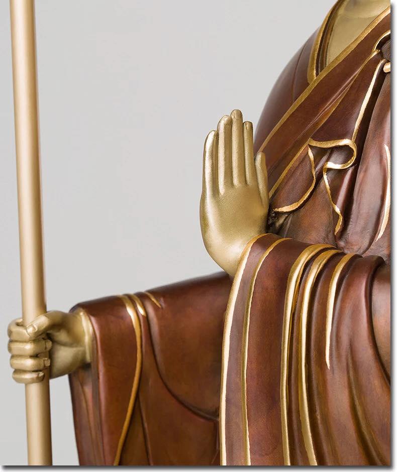 TÔN TƯỢNG ĐỨC ĐỊA TẠNG ĐỒNG 55CM - 76CM