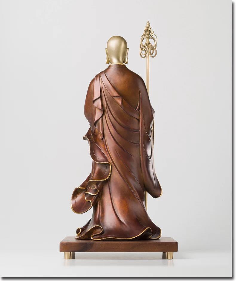 TÔN TƯỢNG ĐỨC ĐỊA TẠNG ĐỒNG 55CM - 76CM
