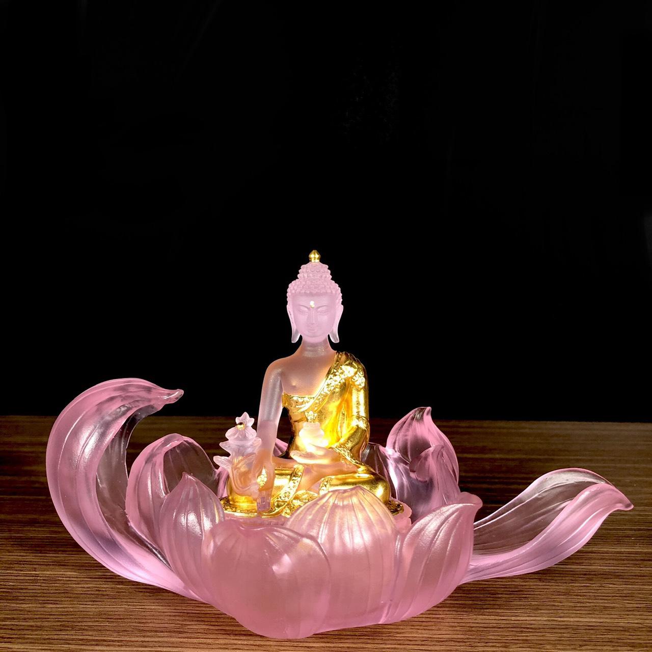 TÔN TƯỢNG ĐỨC PHẬT DƯỢC SƯ ĐẾ SEN