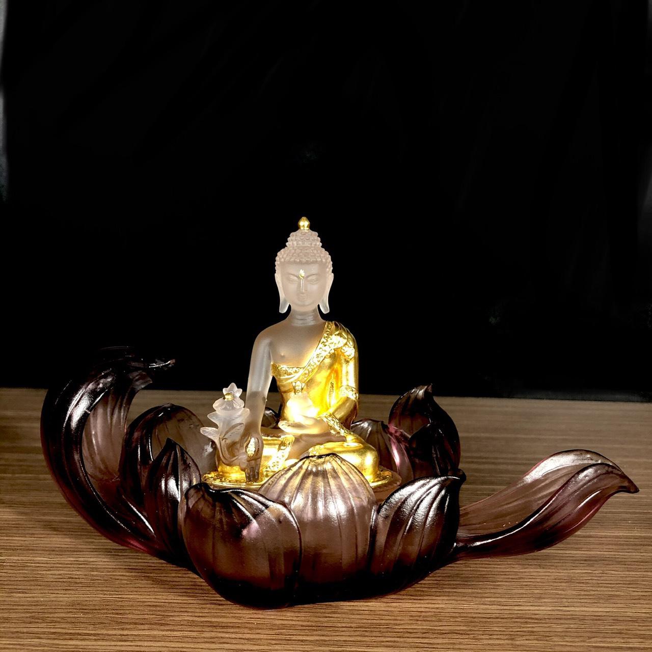 TÔN TƯỢNG ĐỨC PHẬT DƯỢC SƯ ĐẾ SEN