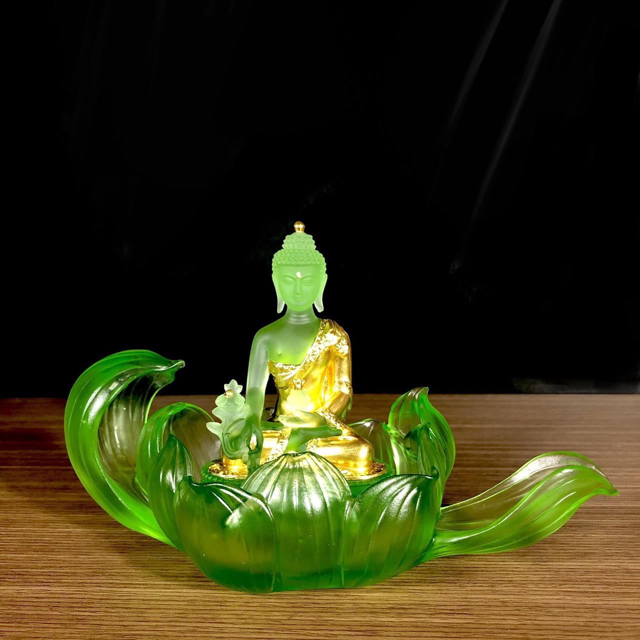 TÔN TƯỢNG ĐỨC PHẬT DƯỢC SƯ ĐẾ SEN