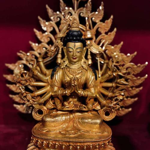 TÔN TƯỢNG ĐỨC CHUẨN ĐỀ PHẬT MẪU 36CM