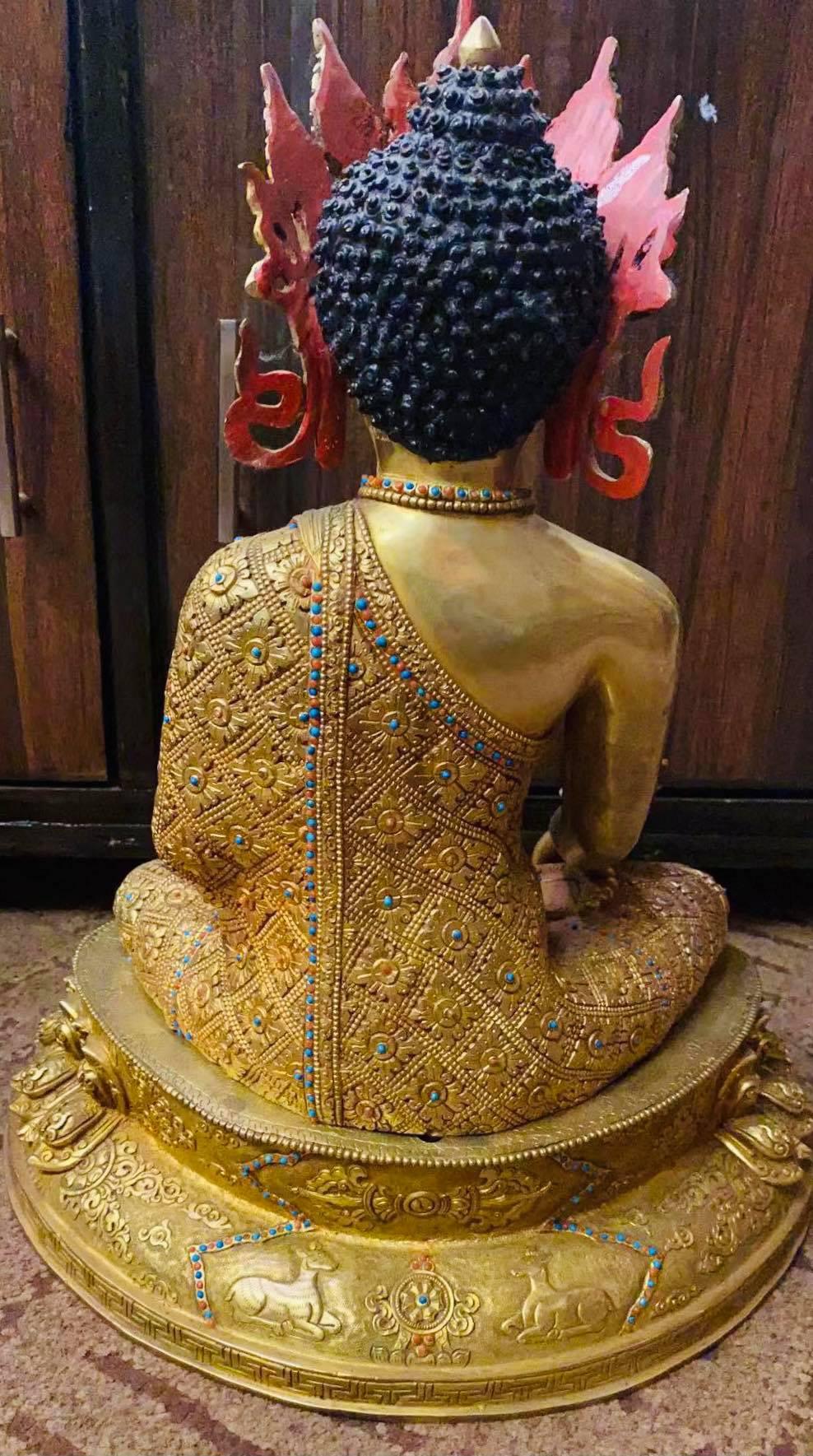 TÔN TƯỢNG ĐỨC PHẬT DƯỢC SƯ NEPAL 46CM