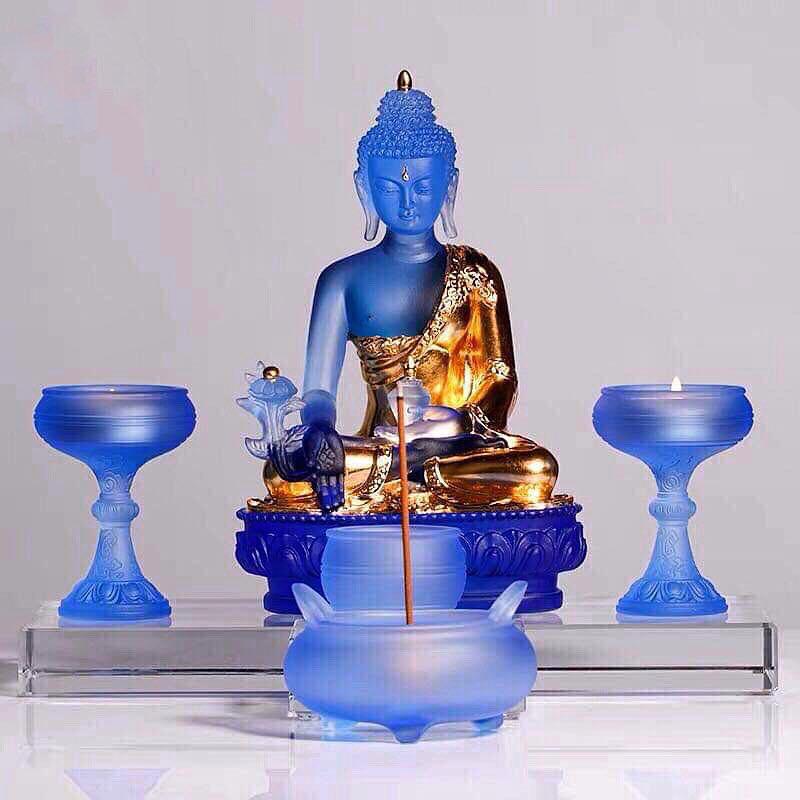 BỘ TƯỢNG ĐỨC PHẬT DƯỢC SƯ 21CM