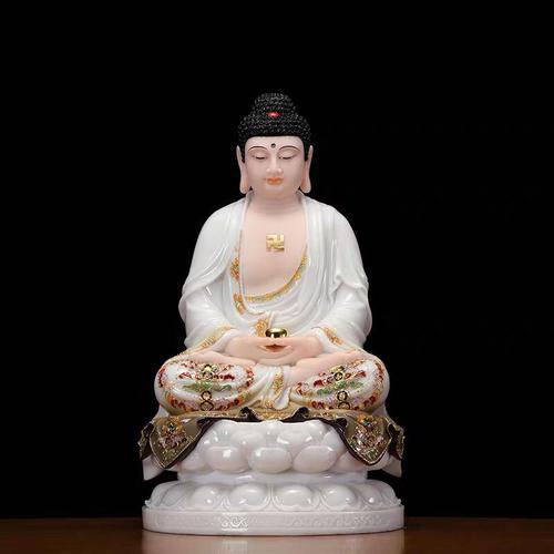 TÔN TƯỢNG ĐỨC A DI ĐÀ HÁN BẠCH NGỌC
