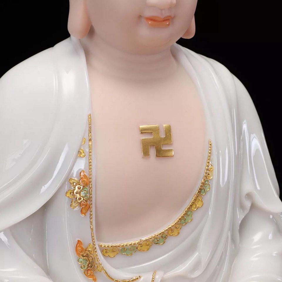 TÔN TƯỢNG ĐỨC A DI ĐÀ HÁN BẠCH NGỌC