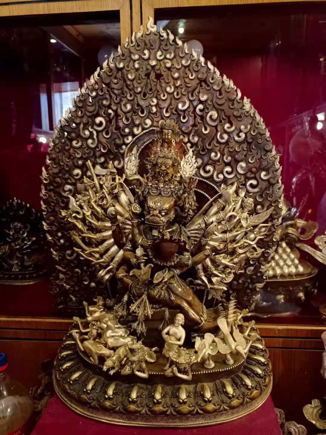 TÔN TƯỢNG YAMANTAKA NEPAL - 70CM