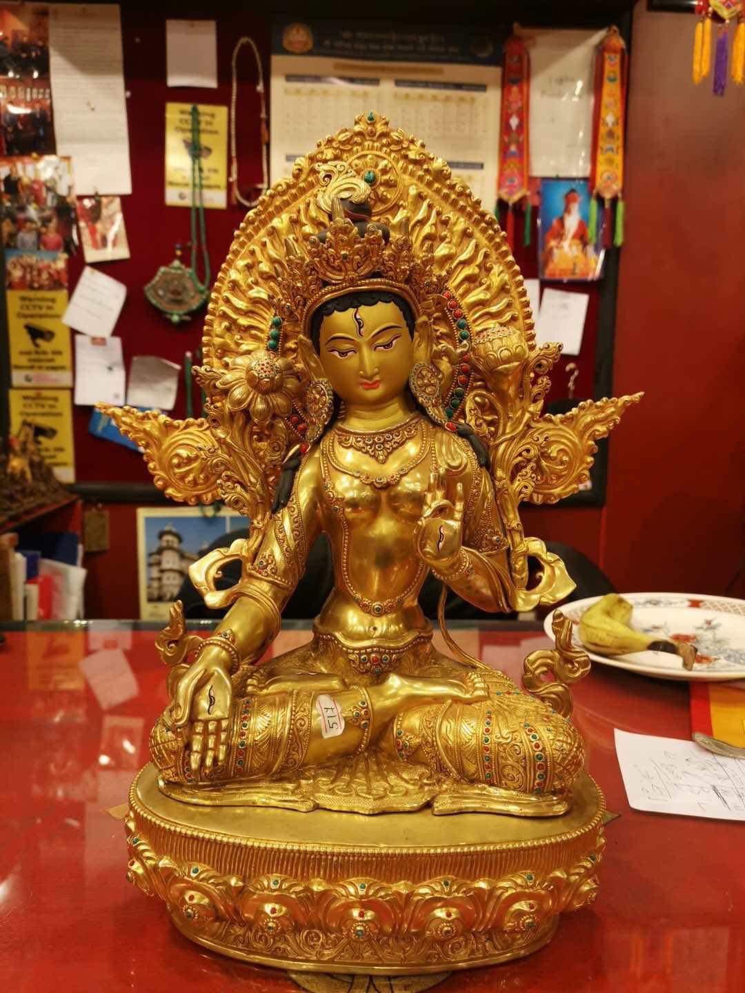 TÔN TƯỢNG TARA TRẮNG 42CM