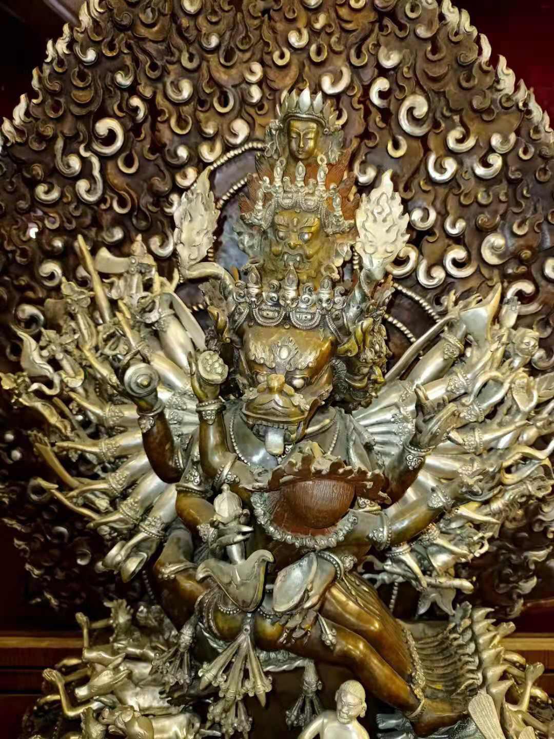 TÔN TƯỢNG YAMANTAKA NEPAL - 70CM