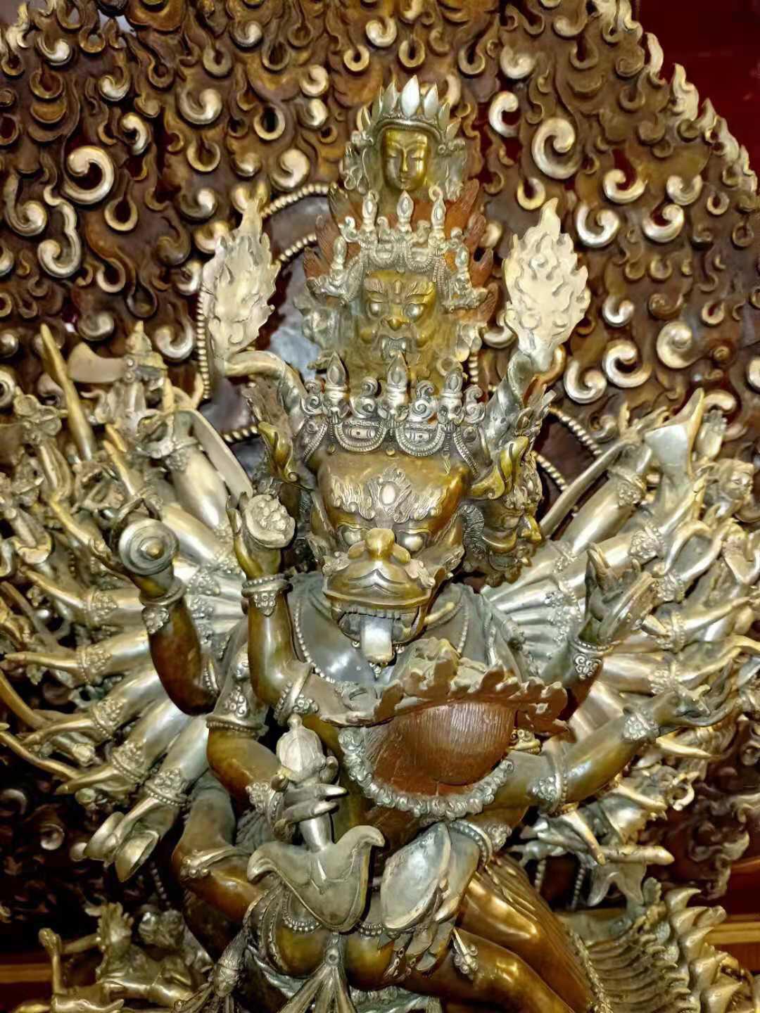 TÔN TƯỢNG YAMANTAKA NEPAL - 70CM