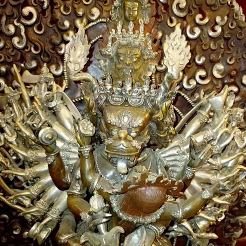 TÔN TƯỢNG YAMANTAKA NEPAL - 70CM