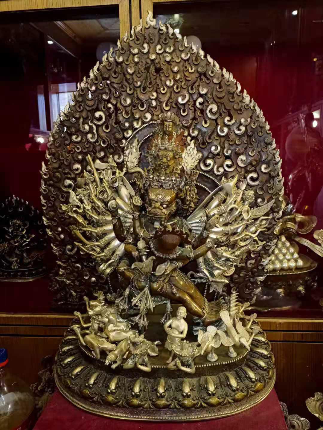 TÔN TƯỢNG YAMANTAKA NEPAL - 70CM