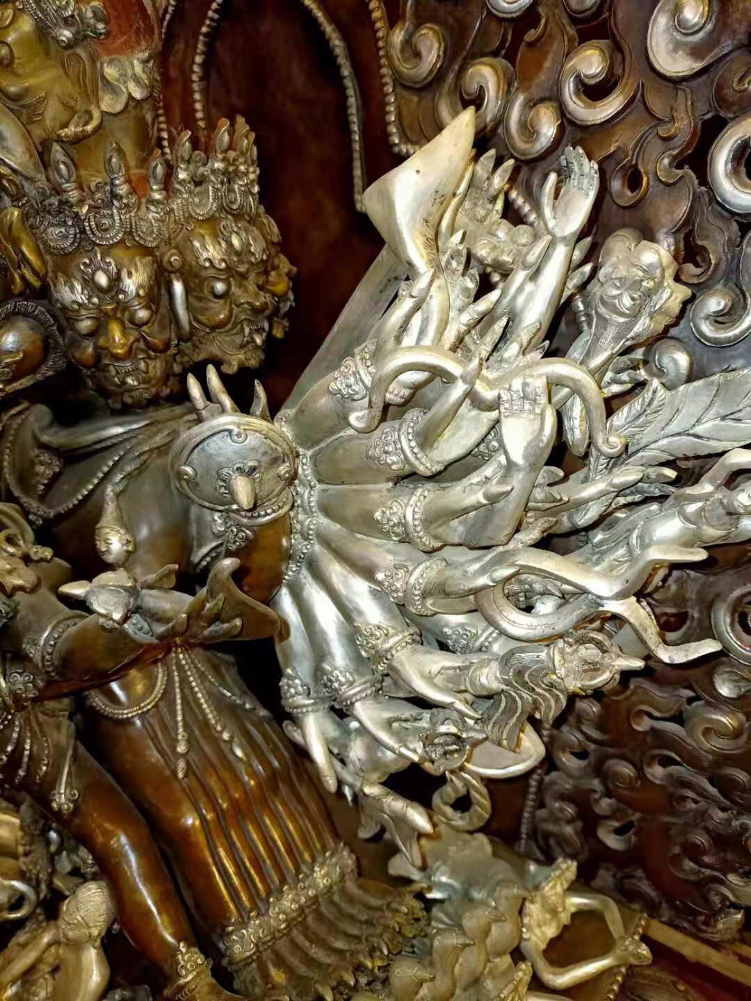 TÔN TƯỢNG YAMANTAKA NEPAL - 70CM