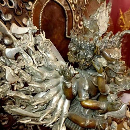 TÔN TƯỢNG YAMANTAKA NEPAL - 70CM