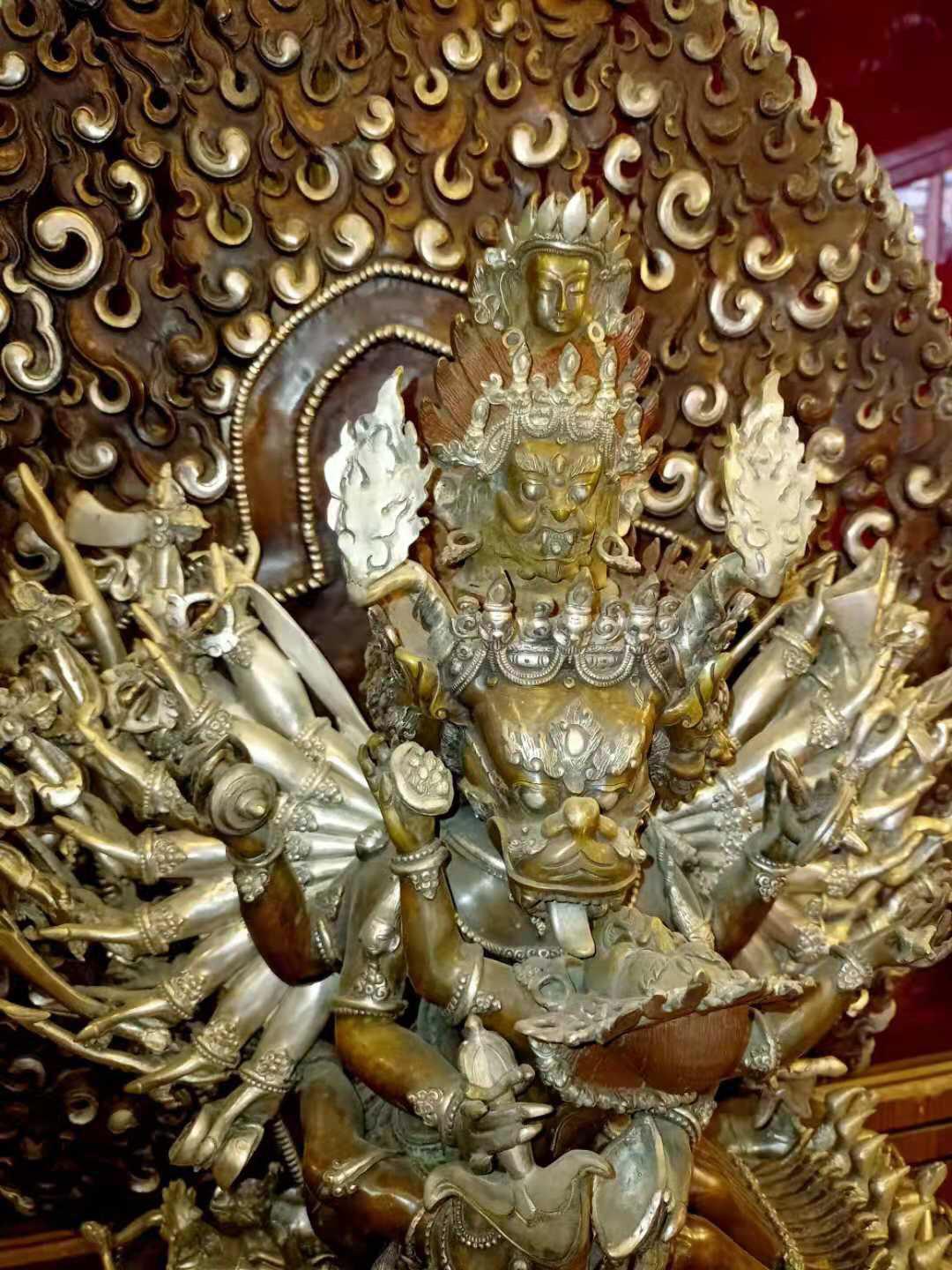 TÔN TƯỢNG YAMANTAKA NEPAL - 70CM