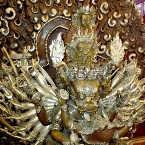 TÔN TƯỢNG YAMANTAKA NEPAL - 70CM