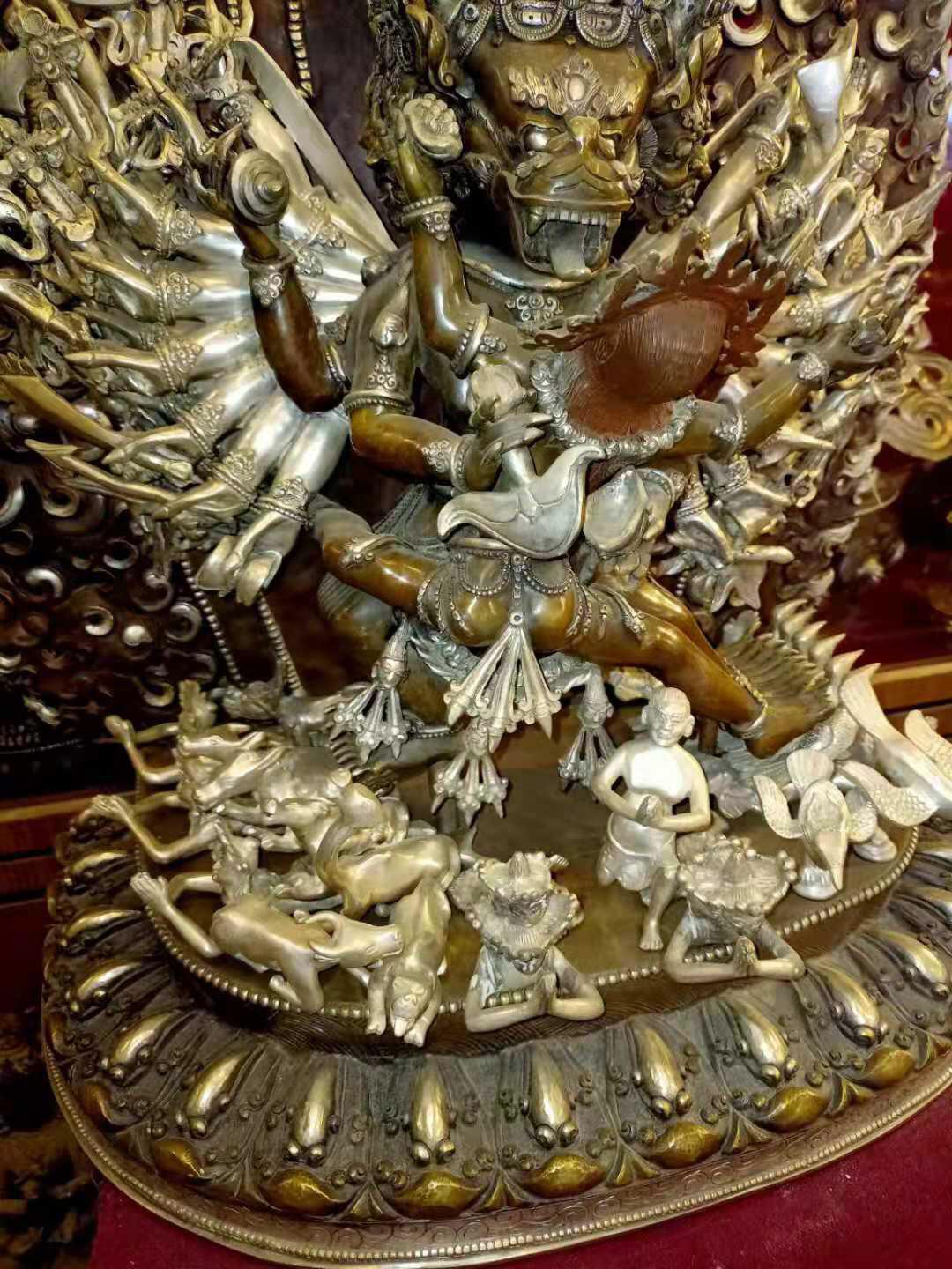 TÔN TƯỢNG YAMANTAKA NEPAL - 70CM
