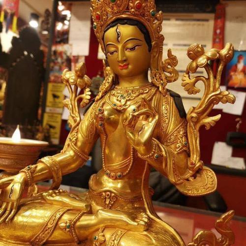 TÔN TƯỢNG TARA TRẮNG 38CM