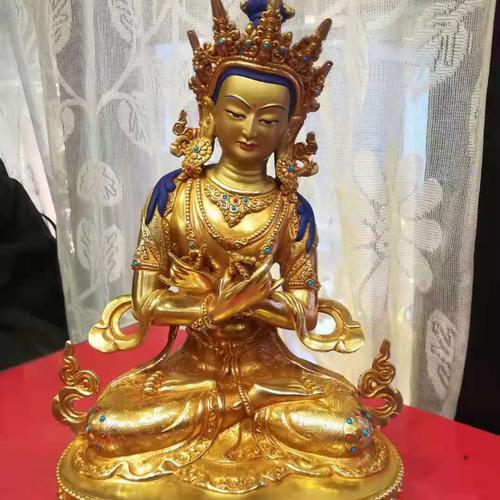 TÔN TƯỢNG ĐỨC PHẬT KIM CƯƠNG TỔNG TRÌ NEPAL 33CM