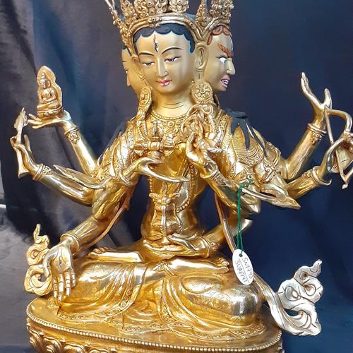 TÔN TƯỢNG PHẬT ĐẢNH TÔN THẮNG 34CM