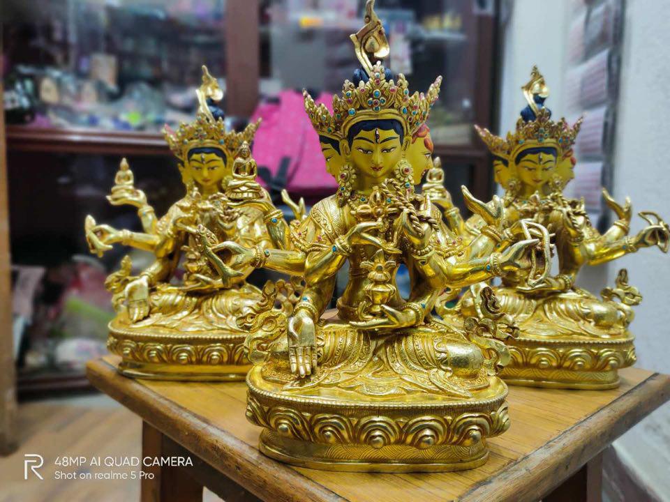 TÔN TƯỢNG PHẬT ĐẢNH TÔN THẮNG 22CM