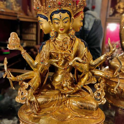 TÔN TƯỢNG PHẬT ĐẢNH TÔN THẮNG 34CM