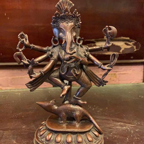 TÔN TƯỢNG GANESHA NEPAL 23CM