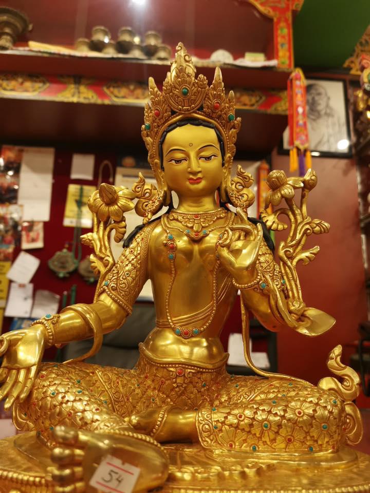 TÔN TƯỢNG TARA XANH 38CM