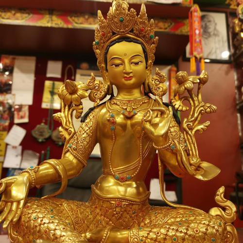 TÔN TƯỢNG TARA XANH 38CM