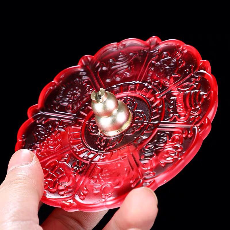 ĐẾ HOA SEN LƯU LY CẮM HƯƠNG