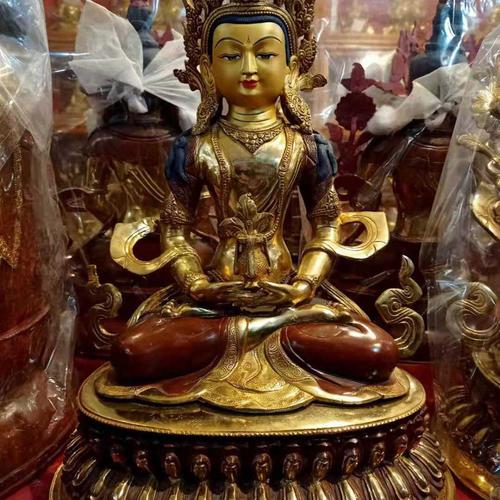 TÔN TƯỢNG VÔ LƯỢNG THỌ 48CM NEPAL