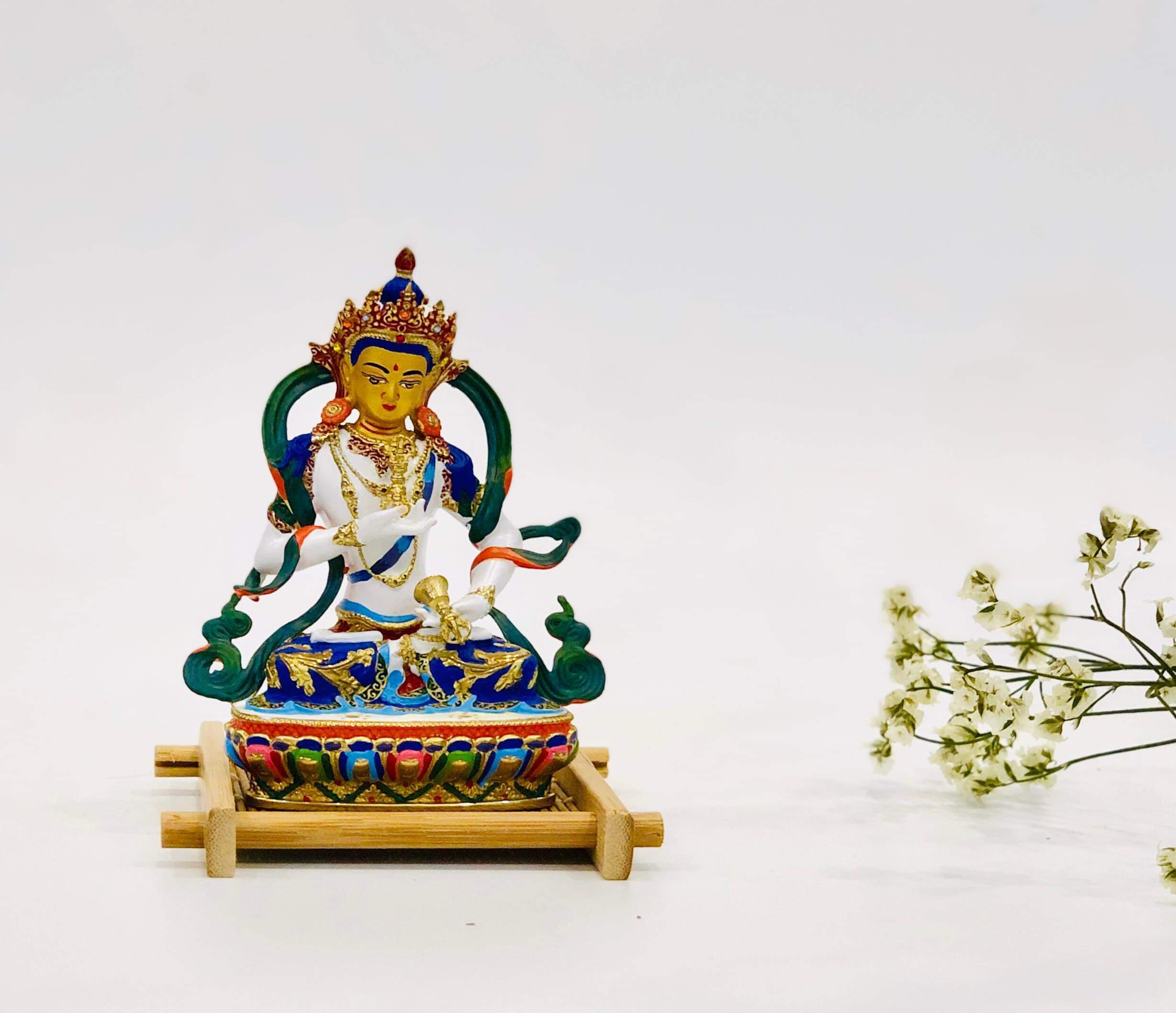 TÔN TƯỢNG ĐỒNG VẼ MÀU MINI 10CM