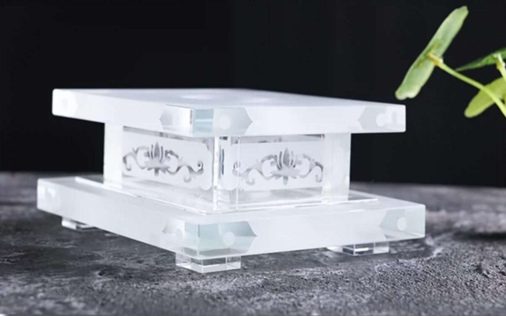 ĐẾ TƯỢNG LƯU LY 15CM KHÔNG ĐÈN