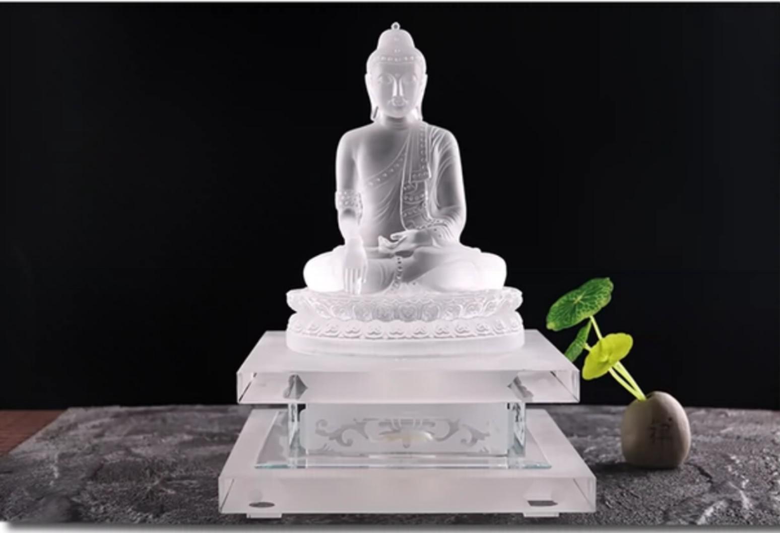 ĐẾ TƯỢNG LƯU LY 15CM KHÔNG ĐÈN