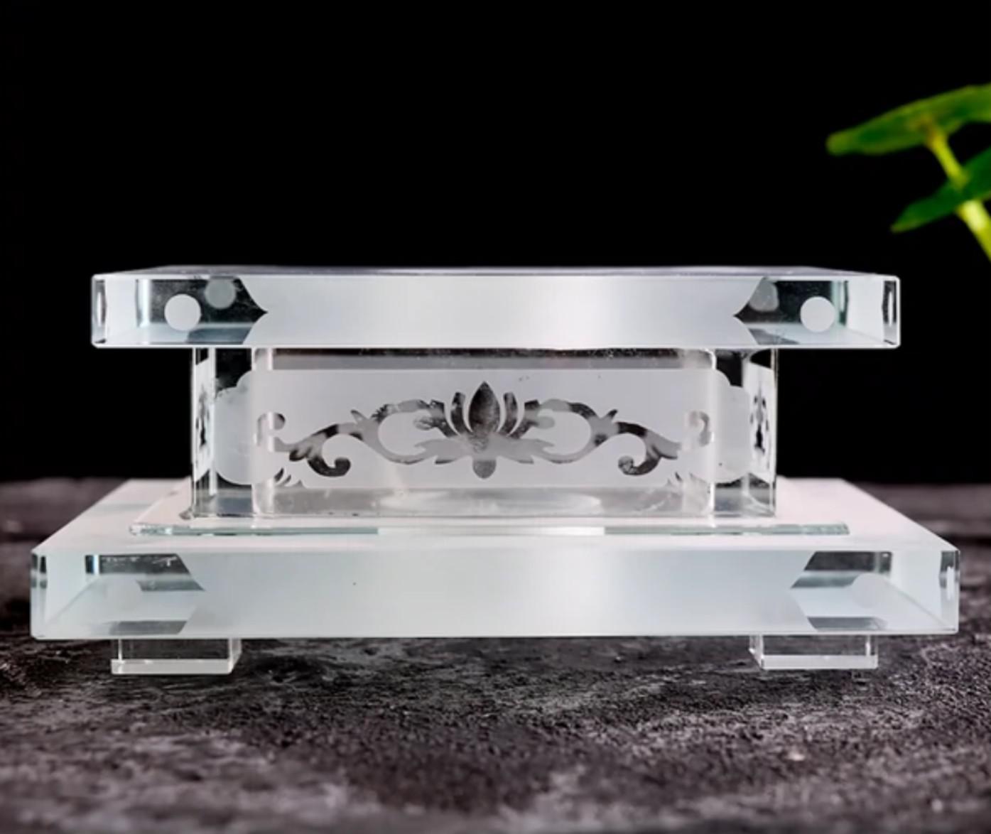ĐẾ TƯỢNG LƯU LY 15CM KHÔNG ĐÈN