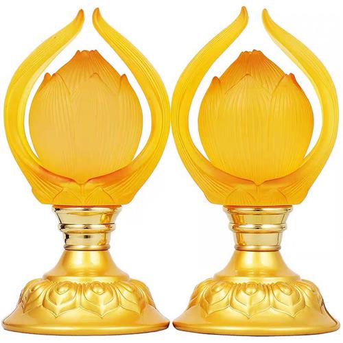 ĐÈN THỜ HOA SEN LƯU LY