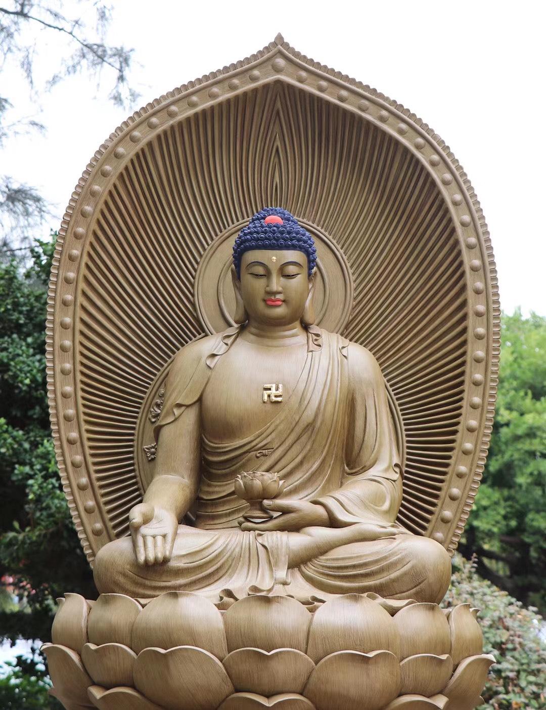TAM THẾ PHẬT 168CM / MỘT PHO