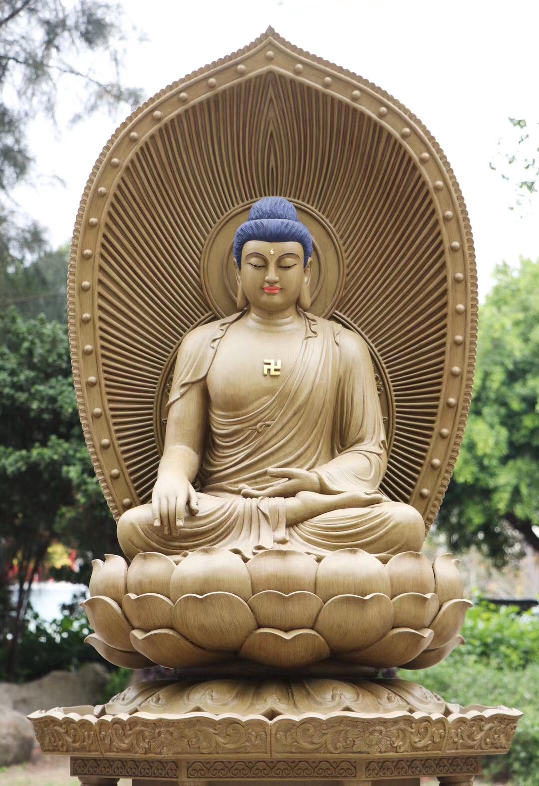 TAM THẾ PHẬT 168CM / MỘT PHO