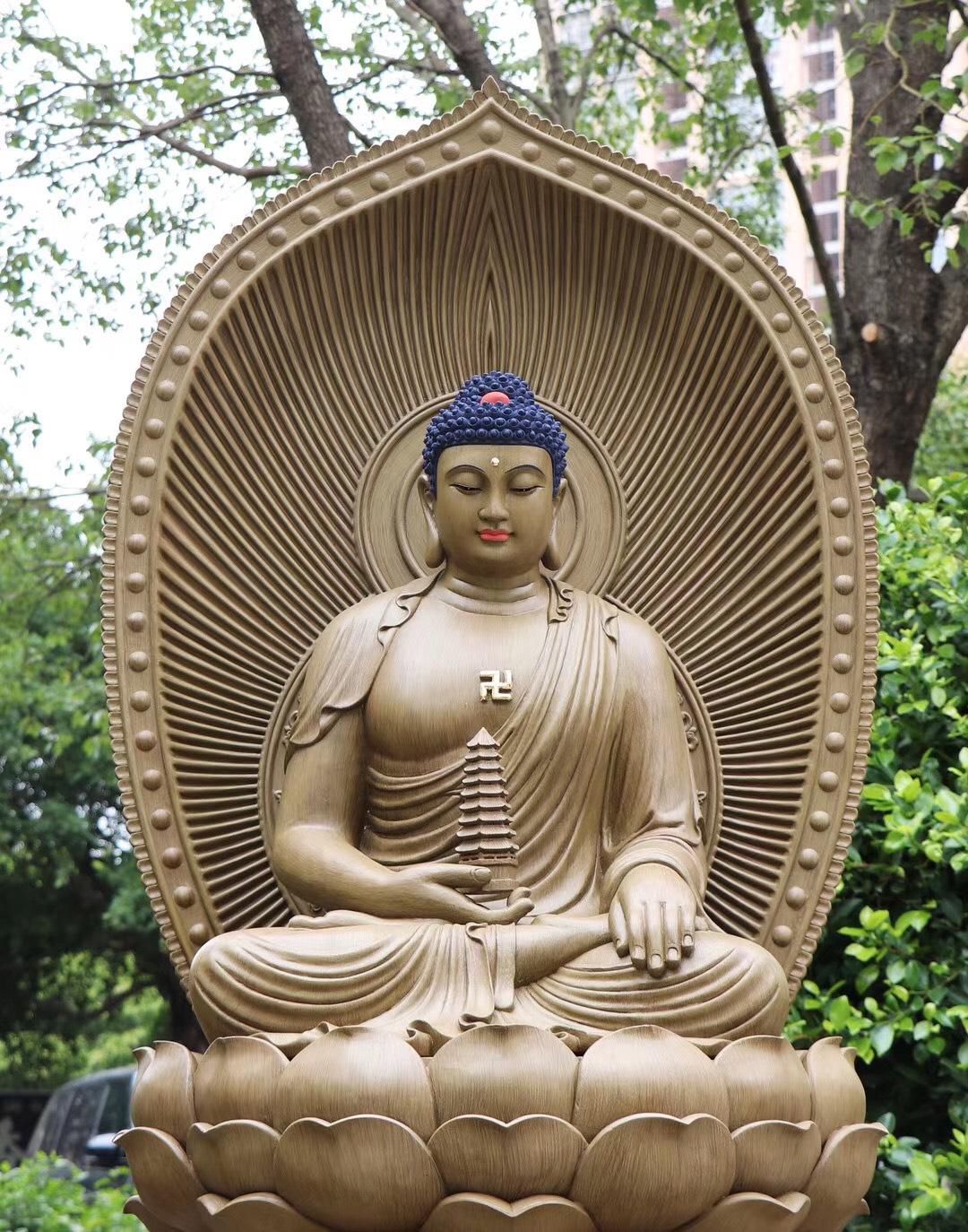 TAM THẾ PHẬT 168CM / MỘT PHO