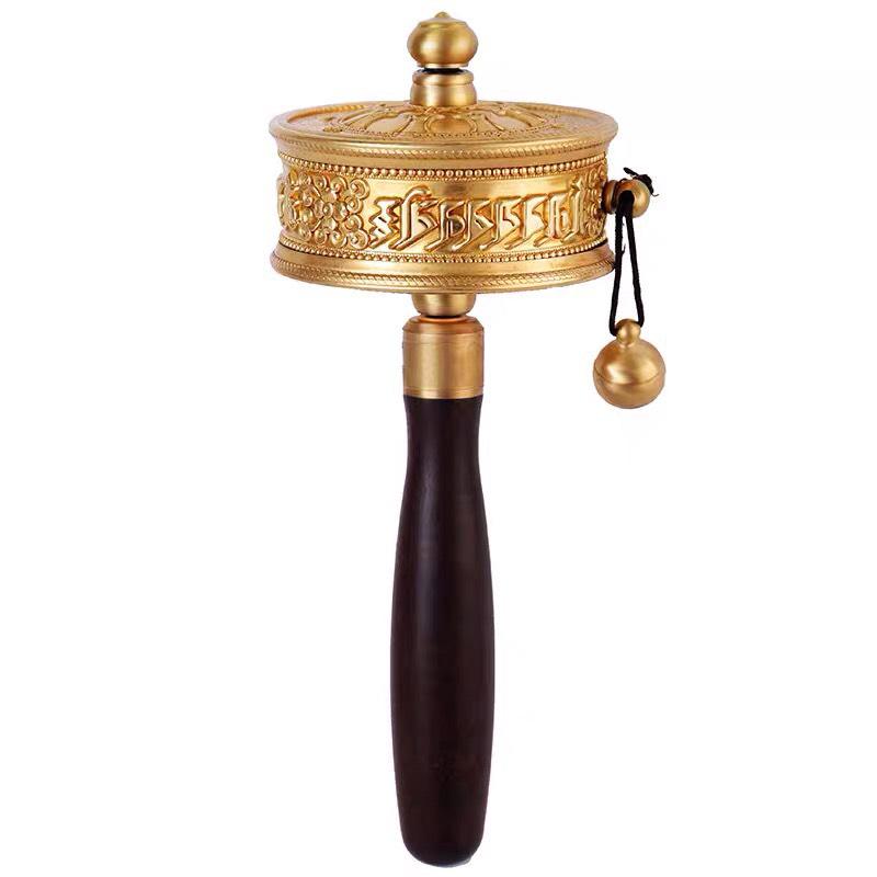 KINH LUÂN CẦM TAY ĐỒNG 17CM