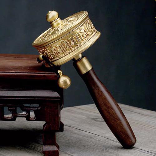 KINH LUÂN CẦM TAY ĐỒNG 17CM