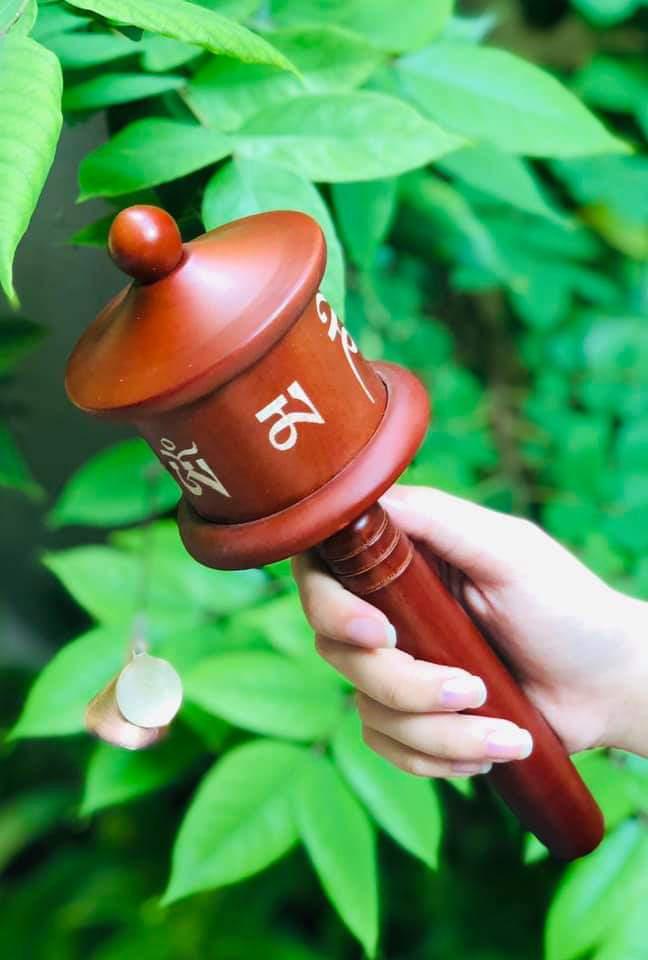 KINH LUÂN QUAY TAY GỖ BẠCH DƯƠNG
