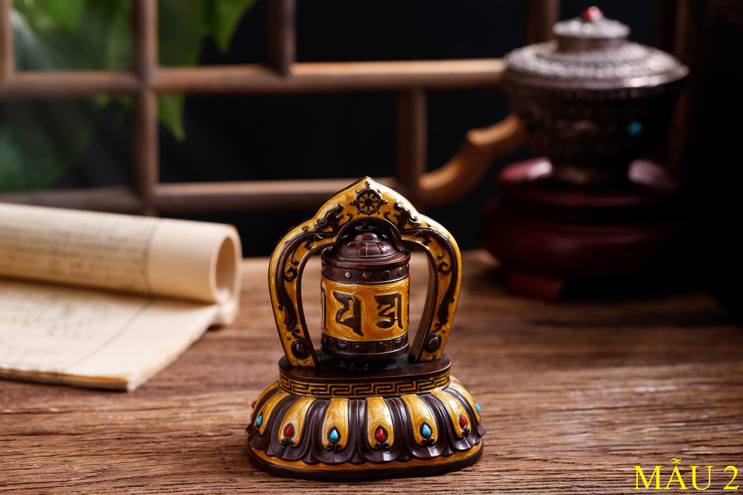 KINH LUÂN PIN HỢP KIM PHỦ MEN SỨ 12CM