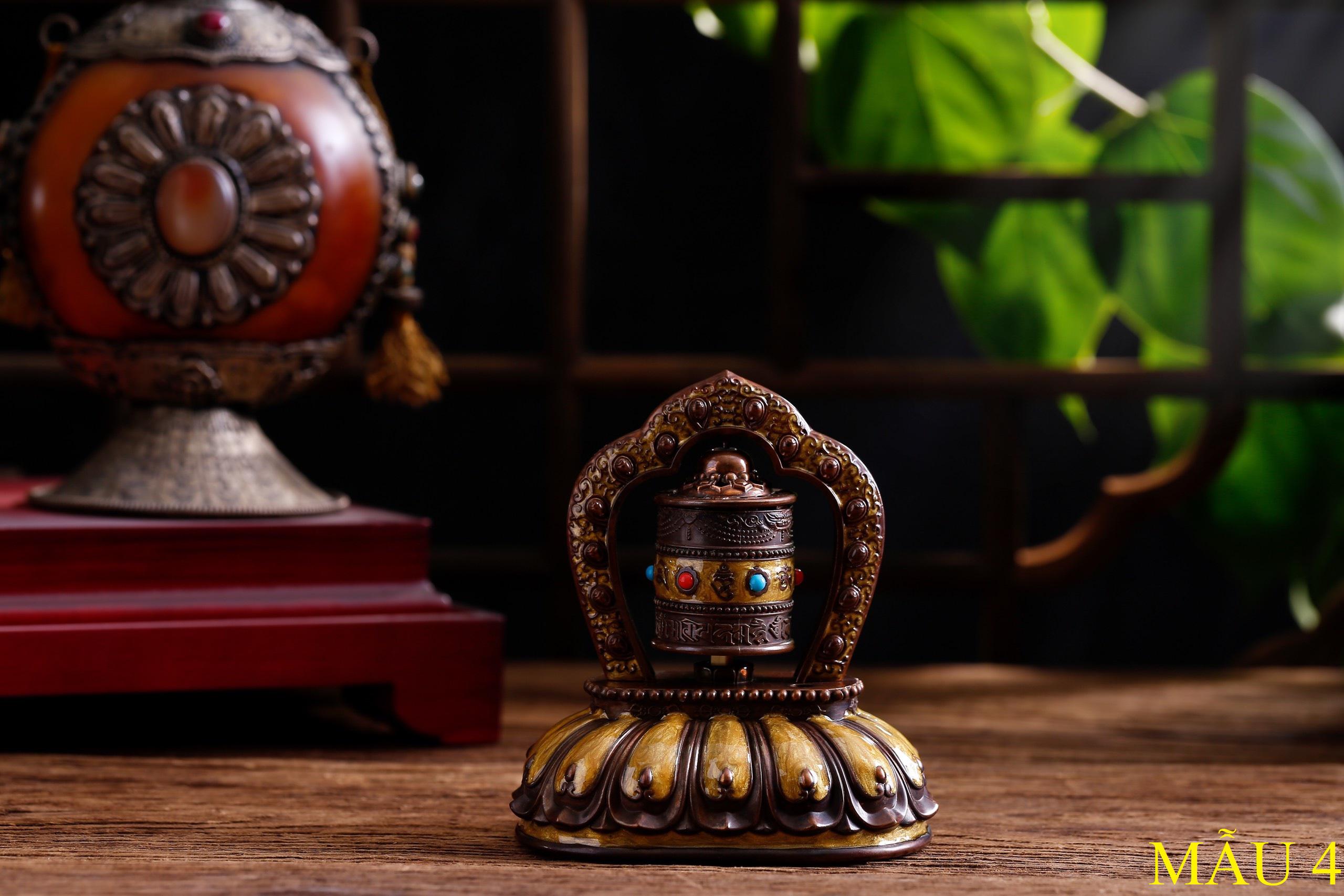 KINH LUÂN PIN HỢP KIM PHỦ MEN SỨ 12CM