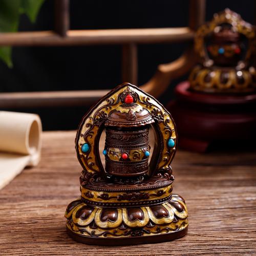 KINH LUÂN PIN HỢP KIM PHỦ MEN SỨ 12CM