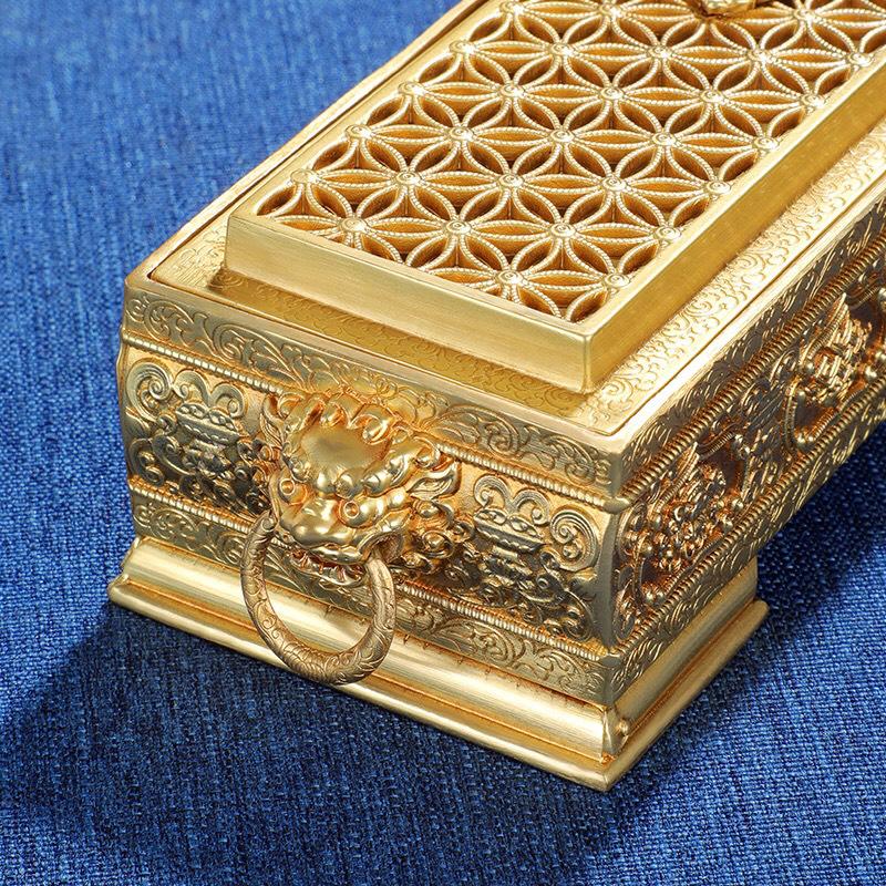 LƯ ĐỒNG DÀI MẠ VÀNG 32x5,8CM