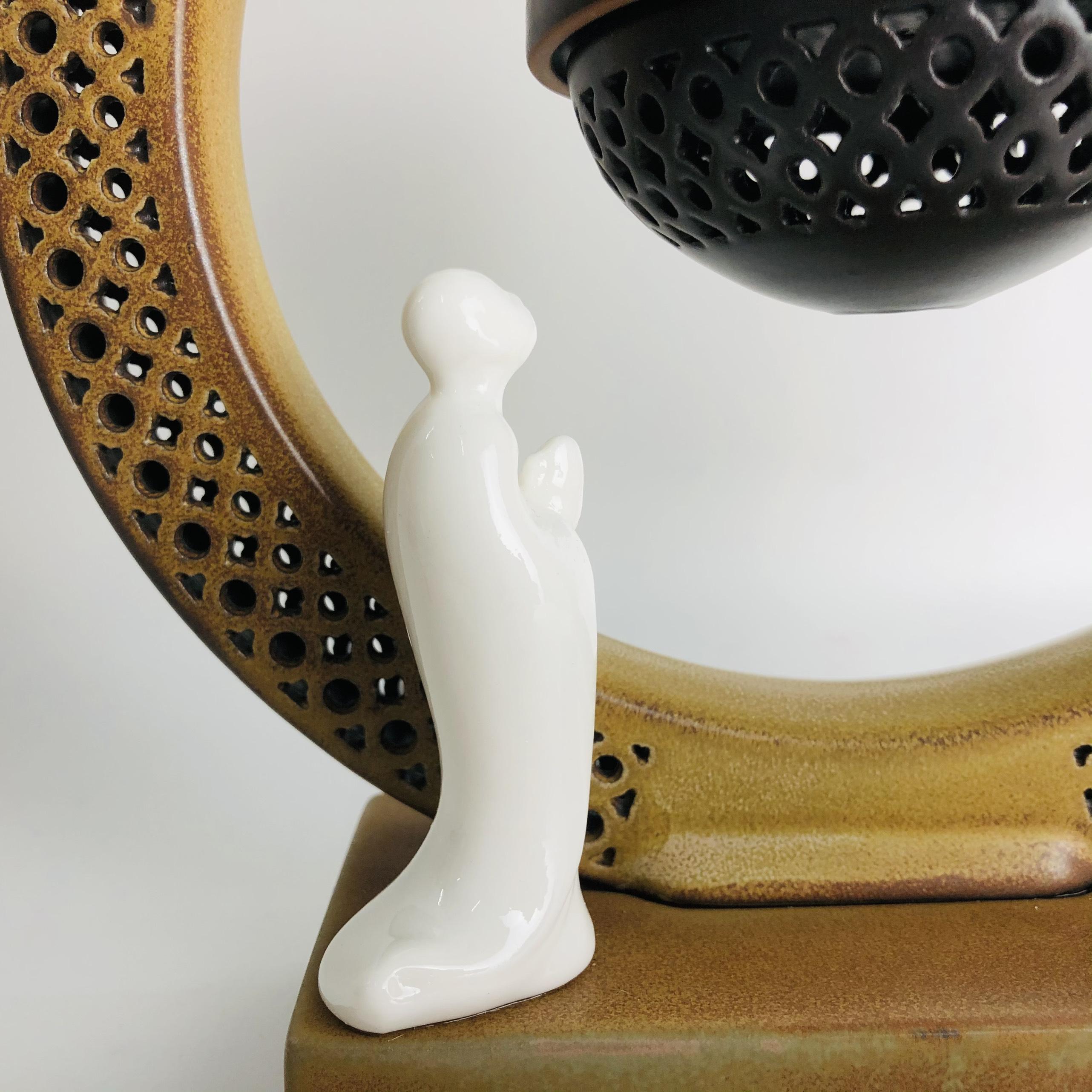 LƯ XÔNG TRẦM GỐM 21CM X 6,5CM