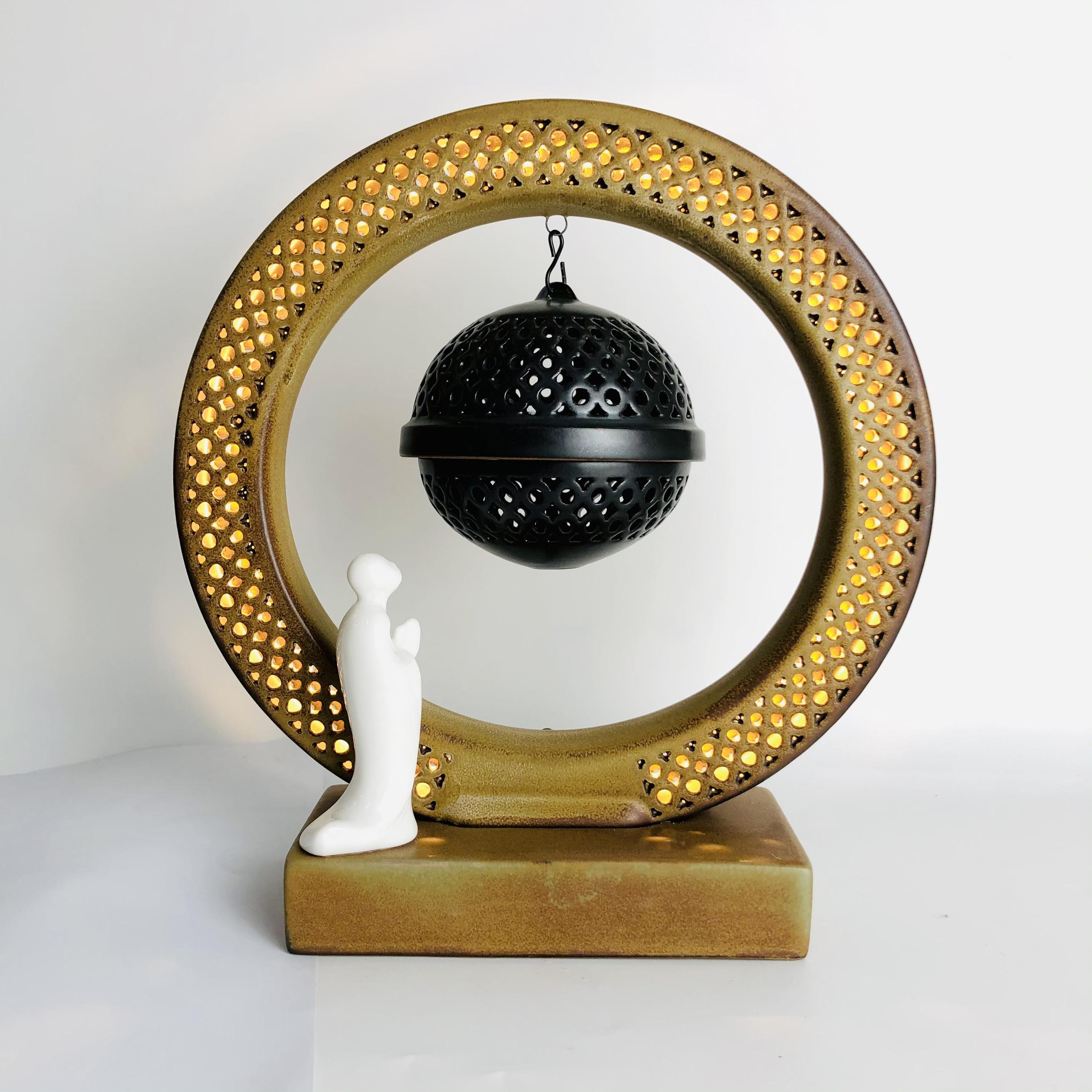 LƯ XÔNG TRẦM GỐM 21CM X 6,5CM