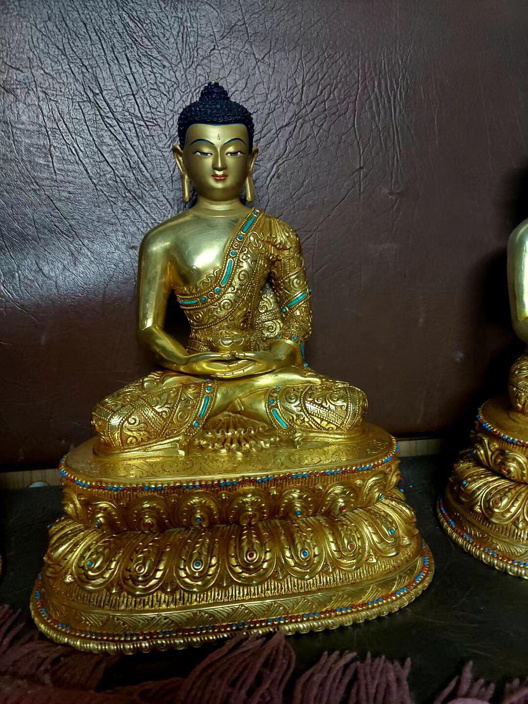 TAM THẾ PHẬT (THÍCH CA - A DI ĐÀ - DƯỢC SƯ) 30CM